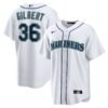Logan Gilbert Seattle Mariners Nike Home Replica Jersey - White