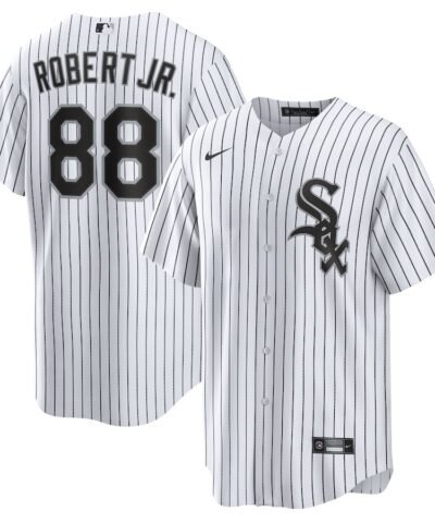 Luis Robert Chicago White Sox Nike Replica Player Name Jersey - White