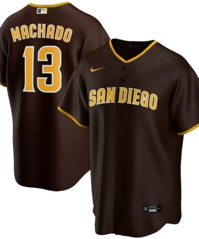 Manny Machado San Diego Padres Nike Alternate Replica Player Jersey - Brown