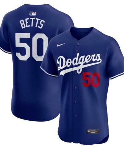 Mookie Betts Los Angeles Dodgers Nike Alternate Elite Player Jersey - Royal