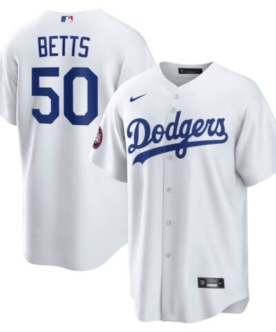 Mookie Betts Los Angeles Dodgers Nike 2025 MLB World Tour: Tokyo Series Home Replica Player Jersey - White