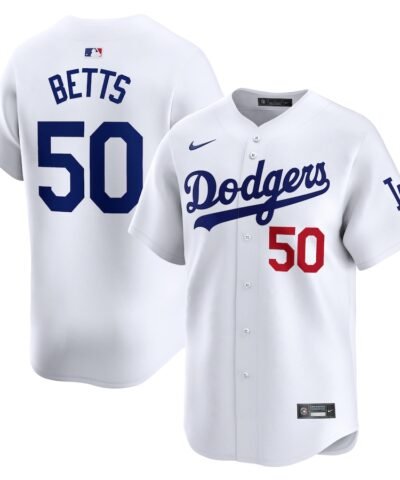 Mookie Betts Los Angeles Dodgers Nike Home Limited Player Jersey - White