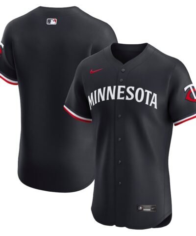 Minnesota Twins Nike Alternate Vapor Premier Elite Patch Jersey - Navy