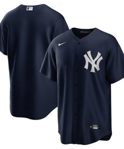 New York Yankees Nike Alternate Replica Team Jersey - Navy