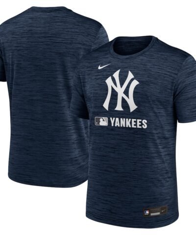 New York Yankees Nike Authentic Collection Velocity Performance Practice T-Shirt - Navy