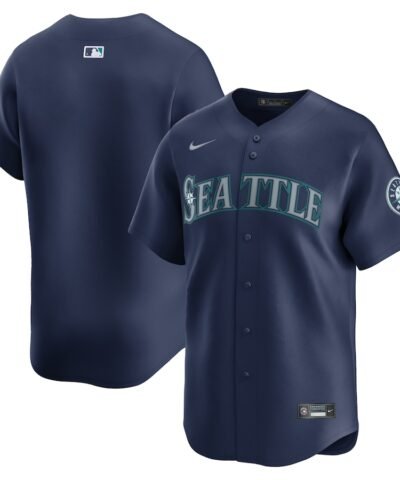 Seattle Mariners Nike Road Limited Jersey – Navy