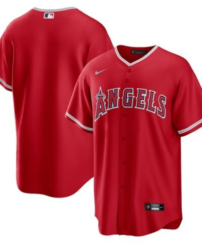 Los Angeles Angels Nike Alternate Replica Team Jersey - Red