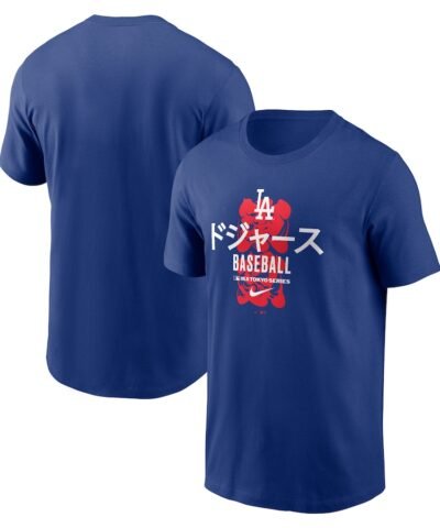 Los Angeles Dodgers Nike 2025 MLB World Tour: Tokyo Series T-Shirt - Royal