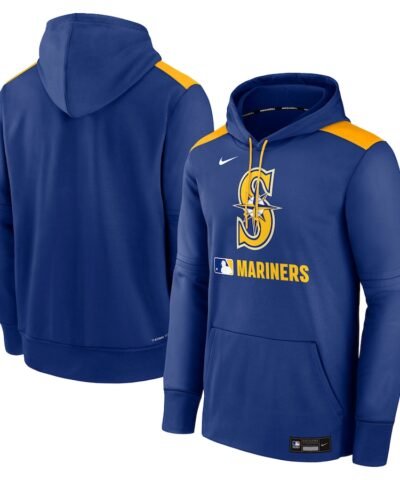 Seattle Mariners Nike Authentic Collection Performance Pullover Hoodie - Royal