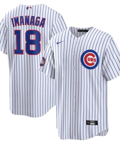 Shōta Imanaga Chicago Cubs Nike 2025 MLB World Tour: Tokyo Series Home Replica Player Jersey - White