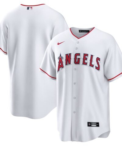 Los Angeles Angels Nike Home Blank Replica Jersey - White