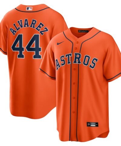 Yordan Álvarez Houston Astros Nike Alternate Replica Player Jersey - Orange