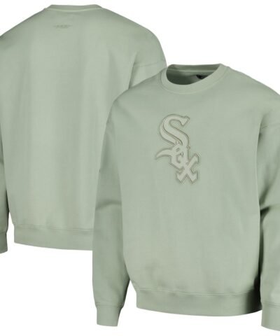 Chicago White Sox Pro Standard Neutral Drop Shoulder Pullover Sweatshirt - Green