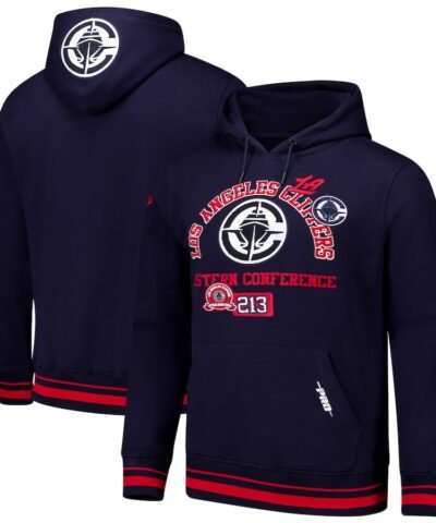 LA Clippers Pro Standard Area Code Pullover Hoodie - Navy