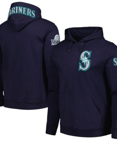 Seattle Mariners Pro Standard Team Logo Pullover Hoodie - Navy
