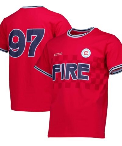 Chicago Fire '97 Ringer T-Shirt - Red