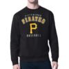 Pittsburgh Pirates Starter Team Logo Fleece Pullover Sweatshirt - Black
