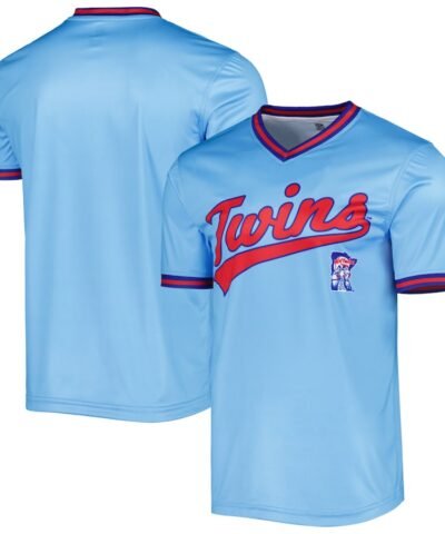 Minnesota Twins Stitches Cooperstown Collection Team Jersey - Light Blue