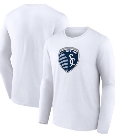 Sporting Kansas City Official Logo Long Sleeve T-Shirt - White
