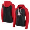Toronto FC Fanatics Women's Instep Raglan Pullover Hoodie - Black/Red