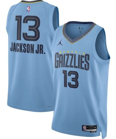 Jaren Jackson Jr. Memphis Grizzlies Jordan Brand Unisex Swingman Jersey - Statement Edition - Light Blue