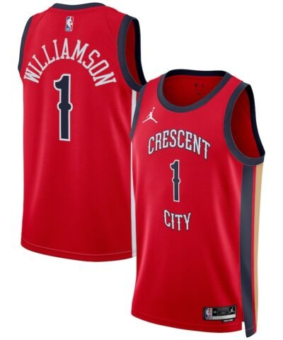 Zion Williamson New Orleans Pelicans Jordan Brand Unisex Swingman Jersey - Statement Edition - Red