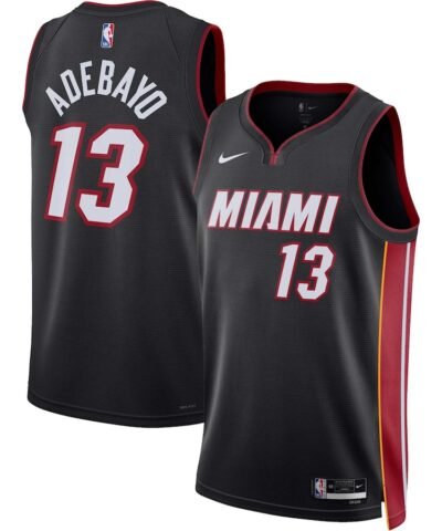 Bam Adebayo Miami Heat Nike Unisex Swingman Jersey - Icon Edition - Black