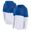 Chicago Cubs Fanatics Women's Backup Option Pullover Hoodie - Royal/White