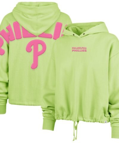 Philadelphia Phillies '47 Women's Bright Side Venice Pullover Hoodie - Green