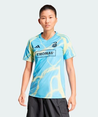 Philadelphia Union adidas Women's 2025 The Voltage Kit Replica Jersey - Blue