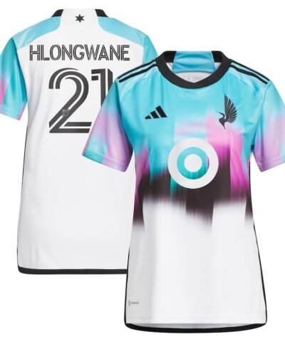 Bongokuhle Hlongwane Minnesota United FC adidas Women's 2023 The Northern Lights Kit Replica Jersey - White
