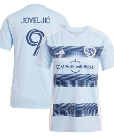 Dejan Joveljic Sporting Kansas City adidas Women's 2025 One KC Replica Player Jersey - Light Blue