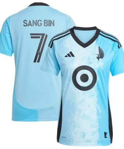 Jeong Sang-bin Minnesota United FC adidas Women's 2025 CONVERGENCE Replica Player Jersey - Blue
