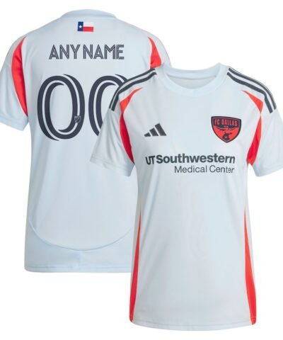 FC Dallas adidas Women's 2025 The Inferno Kit Replica Custom Jersey - Light Blue