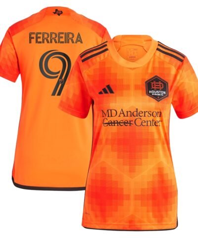 Sebastián Ferreira Houston Dynamo FC adidas Women's 2023 El Sol Replica Jersey - Orange
