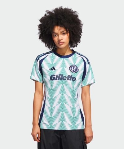 New England Revolution adidas Women's 2025 Eastern White Pine x Flag of New England Replica Jersey - White