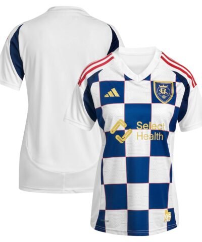 Real Salt Lake adidas Women's 2025 Grid City Replica Jersey - White