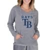 Tampa Bay Rays Concepts Sport Women's Mainstream Terry Long Sleeve Hoodie Top - Gray