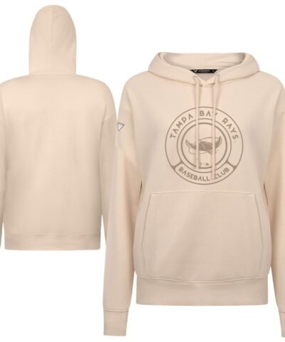 Tampa Bay Rays Levelwear Women's Adorn Gateway Pullover Hoodie - Khaki