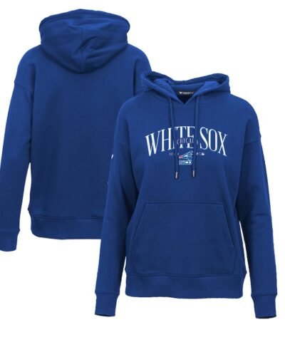 Chicago White Sox Levelwear Women's Adorn Cooperstown Collection Retro Spellout Pullover Hoodie - Royal