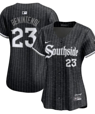 Andrew Benintendi Chicago White Sox Nike Women's 2025 City Connect Limited Jersey - Black