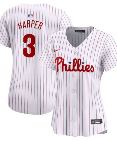 Bryce Harper Philadelphia Phillies Nike Women's Home Limited Player Jersey - White