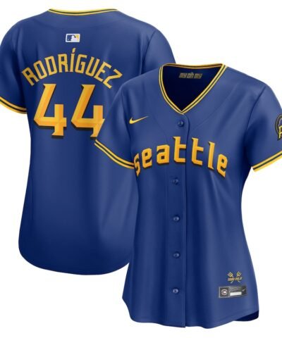 Julio Rodríguez Seattle Mariners Nike Women's City Connect Limited Player Jersey - Royal
