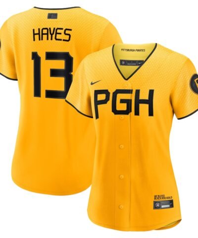 Ke'Bryan Hayes Pittsburgh Pirates Nike Women's City Connect Replica Player Jersey - Gold