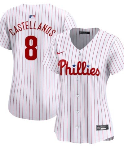 Nick Castellanos Philadelphia Phillies Nike Women's Home Limited Player Jersey - White