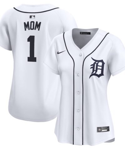 Detroit Tigers Nike Women's #1 Mom Home Limited Jersey - White