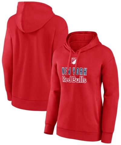 New York Red Bulls Women's Shielded Pullover Hoodie - Red