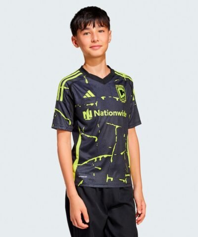 Columbus Crew adidas Youth 2025 The Goosebumps Kit Replica Jersey - Black
