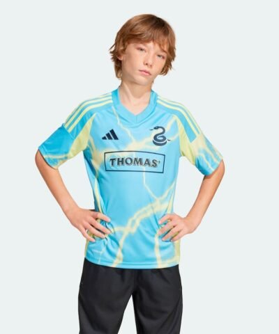 Philadelphia Union adidas Youth 2025 The Voltage Kit Replica Jersey - Blue