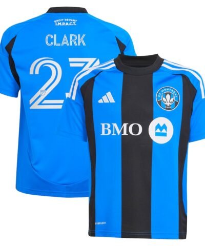 Caden Clark CF Montreal adidas Youth 2025 Montréal Original Replica Player Jersey - Blue